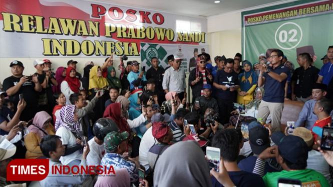 Sandiaga S Uno (FOTO: Tofik For TIMES Indonesia)
