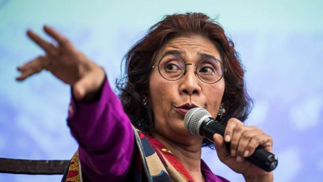 Menteri Kelautan dan Perikanan, Susi Pudjiastuti