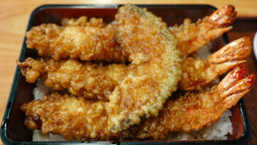 Tempura udang.