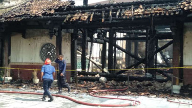  Klenteng Tay Kak Sie Semarang usai terbakar, Kamis, 21 Maret 2019.