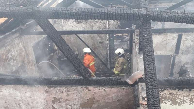 Kebakaran di Kemayoran