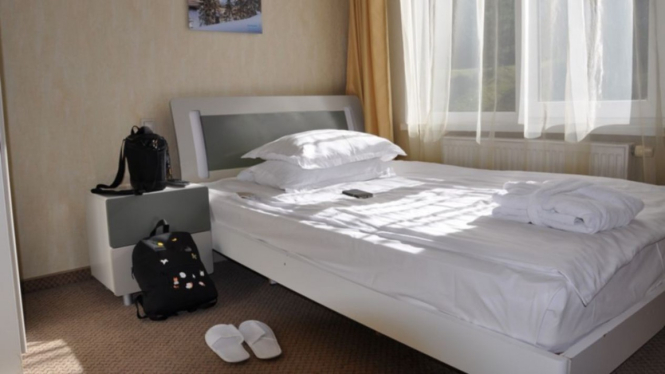 Ilustrasi kamar hotel