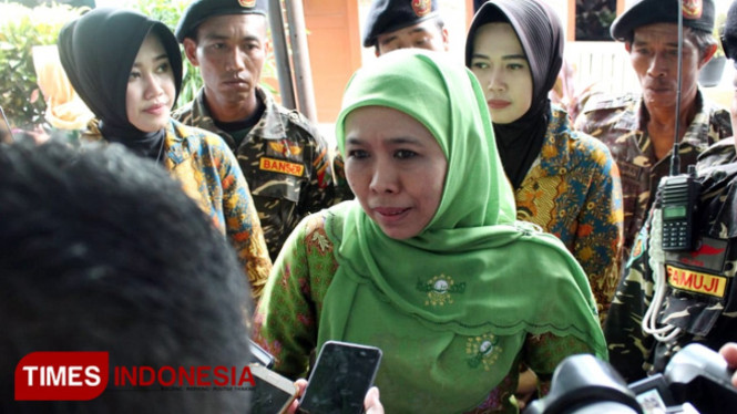 Gubernur Jawa Timur, Dra. Hj Khofifah Indar Parawansa (FOTO: Dokumen TIMES Indonesia)