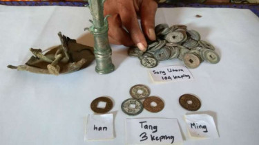 Temuan benda-benda sejarah di Situs Sekaran