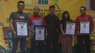 Virtual Run Digelar di 25 Kota, Indonesia Raih Rekor MURI