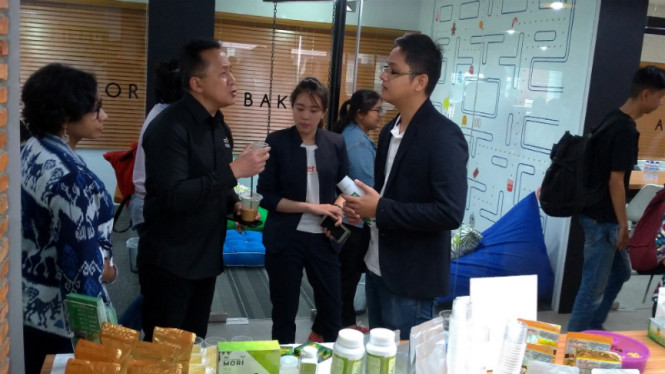 Triawan Munaf di pembukaan Accelerice.