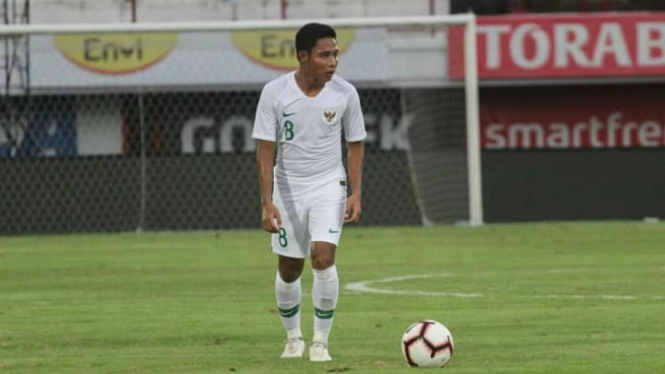 Gelandang timnas Indonesia, Evan Dimas Darmono