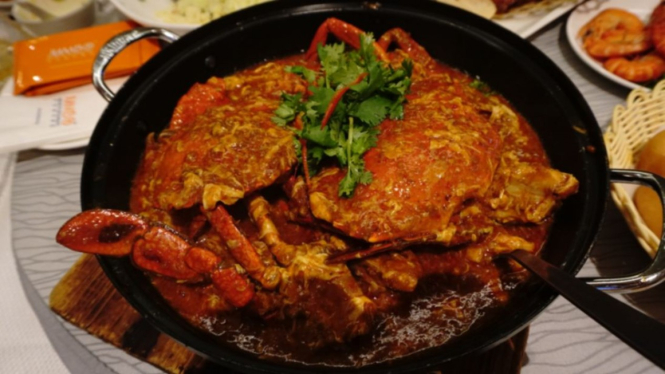 Chili Crab di Jumbo Seafood Gallery