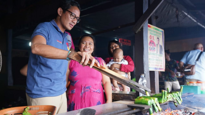 Cawapres nomor urut 02 Sandiaga Uno