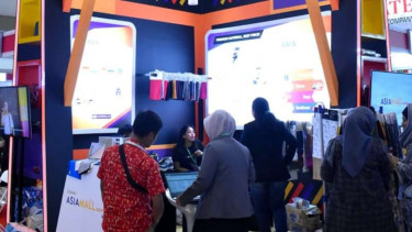 Booth Zilingo di acara Inatex 2019