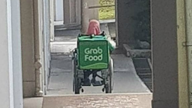 Driver disabilitas GrabFood