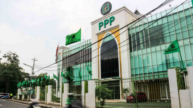 Kantor DPP Partai Persatuan Pembangunan (PPP) di Menteng, Jakarta.