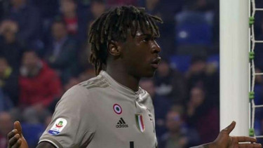 Striker Juventus, Moise Kean.