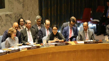 Menlu RI Retno Marsudi di New York