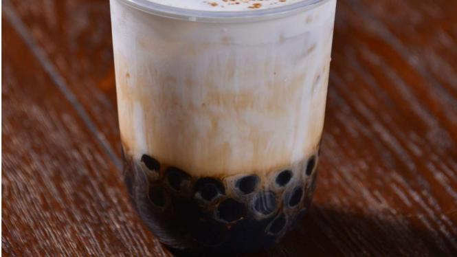 Ilustrasi bubble tea.