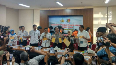 Polisi ciduk sindikat perdagangan manusia (human trafficking).