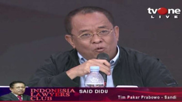 Said Didu saat tampil di acara ILC tvOne beberapa waktu lalu.
