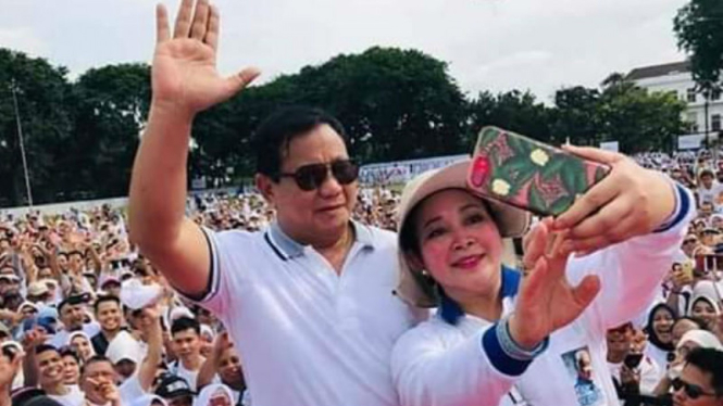 Prabowo Subianto dan Titiek Soeharto