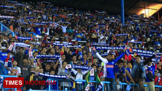 Aremania. (FOTO: Dok. TIMES Indonesia)
