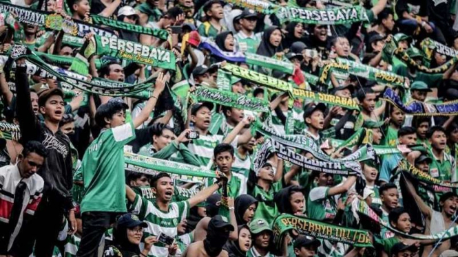 Suporter Persebaya Surabaya, Bonek (Foto ilustrasi)