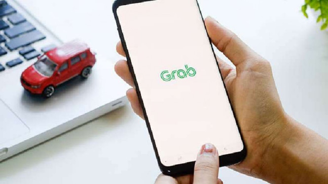 Aplikasi Grab.