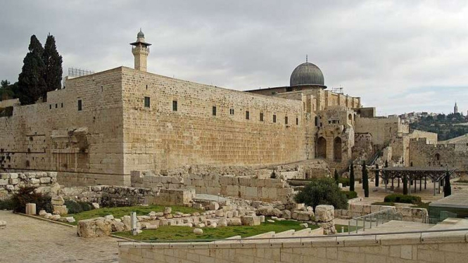 Masjid Al Aqsa di Yerusalem (foto ilustrasi)
