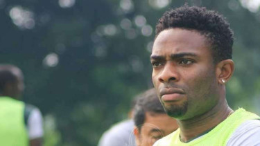 Penyerang PS TIRA-Persikabo, Osas Saha