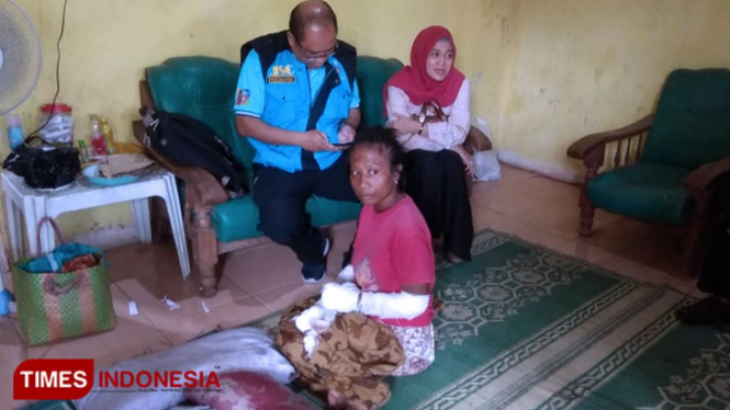 ODGJ sedang menjalani perawatan (FOTO: Cas/TIMES Indonesia)