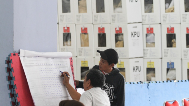 Penghitungan Surat Suara Pemilu. (Foto Ilustrasi)