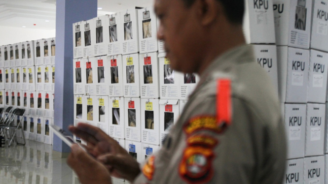 Penghitungan Surat Suara Pemilu 2019. (Foto ilustrasi).
