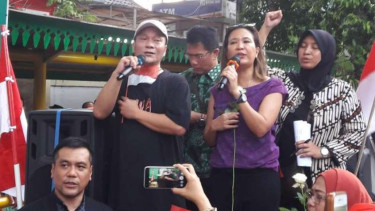 Oppie Andaresta, Iwa K doa bersmaa di KPU
