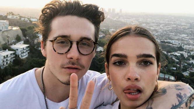 Brooklyn Beckham dan Hanna Cross