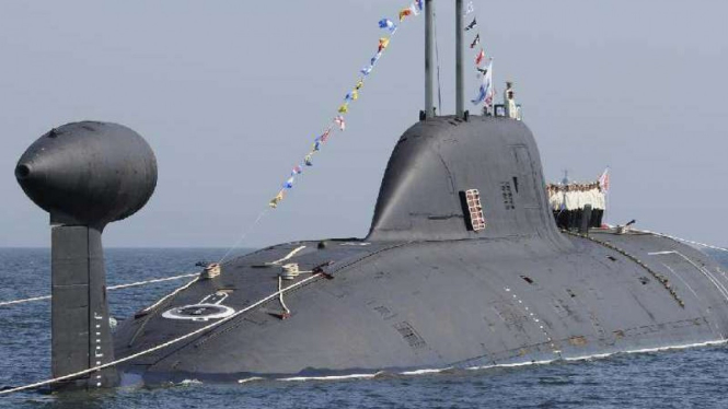 Kapal selam Rusia.