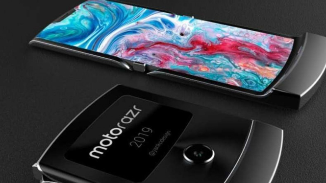 Bocoranocoran smartphone layar lipat Morotola