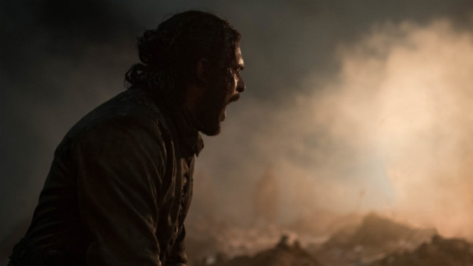 Jon Snow (Kit Harington) dalam Game of Thrones Season 8.