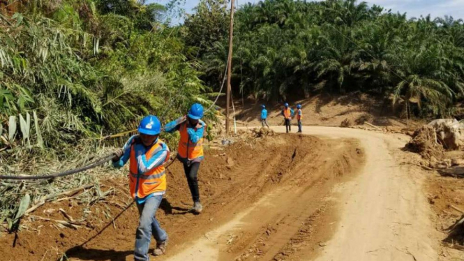 Perbaikan jaringan listrik.