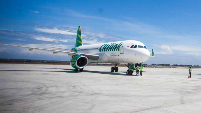 Pesawat komersial maskapai Citilink 