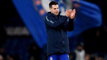Pemain belakang Chelsea, Cesar Azpilicueta