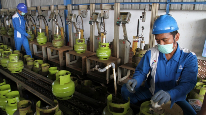 Stok Persediaan Tabung Gas Elpiji Jelang Ramadan