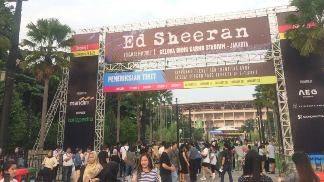 Konser Ed Sheeran di GBK