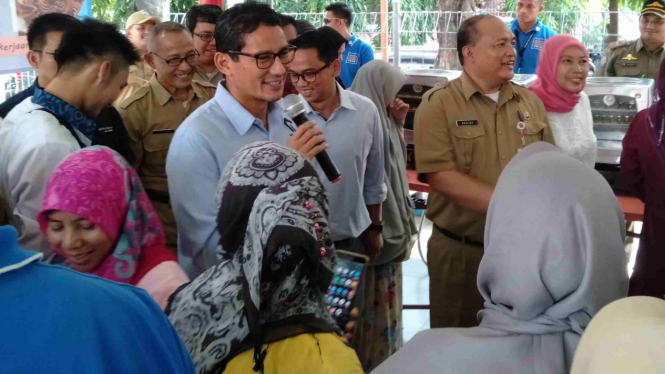 Cawapres nomor urut 02 Sandiaga Uno