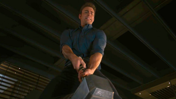 Captain America di Avengers: Age of Ultron.