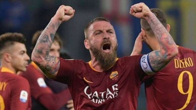 Mantan kapten AS Roma, Daniele De Rossi 