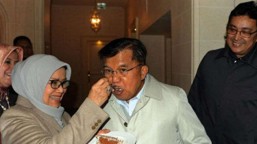 Wapres Jusuf Kalla syukuran ulang tahun ke-77 di Jenewa, Swiss.