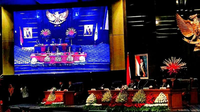 DPRD DKI Jakarta gelar sidang paripurna terkait LHP BPK RI, Rabu, 15 Mei 2019.