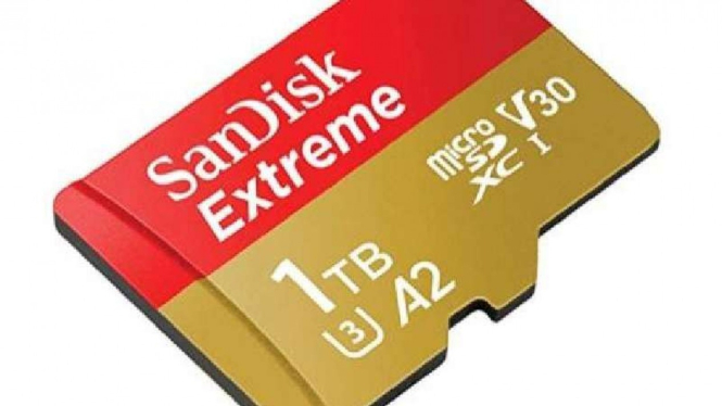 Kartu Memori 1TB Sandisk.