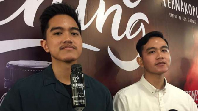Kaesang Pangarep dan Gibran Rakabuming Raka