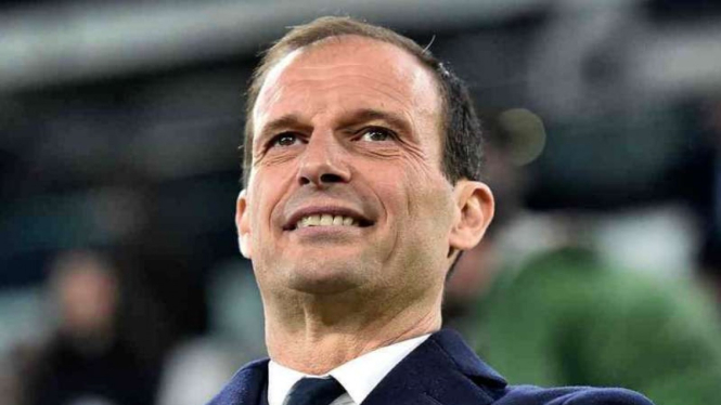 Pelatih Juventus, Massimiliano Allegri.