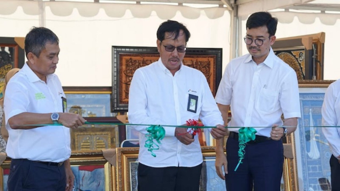  Direktur Pemasaran Retail Pertamina Mas'ud Khamid dalam Bazaar Ramadan, Senin (20/5).