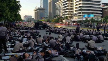 Polisi kawal aksi massa 21 Mei 2019